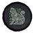 Irish Shamrock Cat Graphic Spare Tire Cover Saint Patrick Day for Cat Lovers