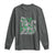 Irish Shamrock Cat Graphic Long Sleeve Shirt Saint Patrick Day for Cat Lovers