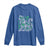 Irish Shamrock Cat Graphic Long Sleeve Shirt Saint Patrick Day for Cat Lovers