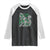 Irish Shamrock Cat Graphic Raglan Shirt Saint Patrick Day for Cat Lovers