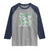 Irish Shamrock Cat Graphic Raglan Shirt Saint Patrick Day for Cat Lovers