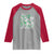 Irish Shamrock Cat Graphic Raglan Shirt Saint Patrick Day for Cat Lovers