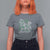Irish Shamrock Cat Graphic T Shirt For Women Saint Patrick Day for Cat Lovers