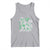 Irish Shamrock Cat Graphic Tank Top Saint Patrick Day for Cat Lovers