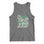 Irish Shamrock Cat Graphic Tank Top Saint Patrick Day for Cat Lovers
