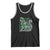 Irish Shamrock Cat Graphic Tank Top Saint Patrick Day for Cat Lovers