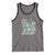 Irish Shamrock Cat Graphic Tank Top Saint Patrick Day for Cat Lovers