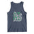 Irish Shamrock Cat Graphic Tank Top Saint Patrick Day for Cat Lovers
