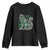 Irish Shamrock Cat Graphic Youth Sweatshirt Saint Patrick Day for Cat Lovers