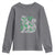 Irish Shamrock Cat Graphic Youth Sweatshirt Saint Patrick Day for Cat Lovers