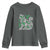 Irish Shamrock Cat Graphic Youth Sweatshirt Saint Patrick Day for Cat Lovers