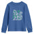 Irish Shamrock Cat Graphic Youth Sweatshirt Saint Patrick Day for Cat Lovers