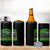 Funny Shamrock Crusher Monster Truck 4 in 1 Can Cooler Tumbler Happy St Patricks Day Boys