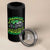 Funny Shamrock Crusher Monster Truck 4 in 1 Can Cooler Tumbler Happy St Patricks Day Boys