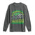 Funny Shamrock Crusher Monster Truck Long Sleeve Shirt Happy St Patricks Day Boys