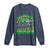 Funny Shamrock Crusher Monster Truck Long Sleeve Shirt Happy St Patricks Day Boys