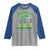 Funny Shamrock Crusher Monster Truck Raglan Shirt Happy St Patricks Day Boys