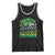 Funny Shamrock Crusher Monster Truck Tank Top Happy St Patricks Day Boys