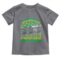 Funny Shamrock Crusher Monster Truck Toddler T Shirt Happy St Patricks Day Boys