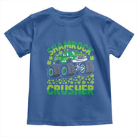 Funny Shamrock Crusher Monster Truck Toddler T Shirt Happy St Patricks Day Boys