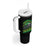 Funny Shamrock Crusher Monster Truck Tumbler With Handle Happy St Patricks Day Boys