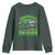 Funny Shamrock Crusher Monster Truck Youth Sweatshirt Happy St Patricks Day Boys