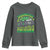 Funny Shamrock Crusher Monster Truck Youth Sweatshirt Happy St Patricks Day Boys