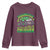 Funny Shamrock Crusher Monster Truck Youth Sweatshirt Happy St Patricks Day Boys