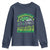Funny Shamrock Crusher Monster Truck Youth Sweatshirt Happy St Patricks Day Boys