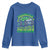 Funny Shamrock Crusher Monster Truck Youth Sweatshirt Happy St Patricks Day Boys