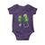 Shamrock Coquette Bow Stethoscope Baby Onesie Registered Nurse Nursing St Patricks Day