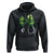 Shamrock Coquette Bow Stethoscope Hoodie Registered Nurse Nursing St Patricks Day