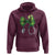 Shamrock Coquette Bow Stethoscope Hoodie Registered Nurse Nursing St Patricks Day