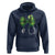 Shamrock Coquette Bow Stethoscope Hoodie Registered Nurse Nursing St Patricks Day