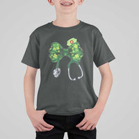 Shamrock Coquette Bow Stethoscope T Shirt For Kid Registered Nurse Nursing St Patricks Day