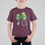 Shamrock Coquette Bow Stethoscope T Shirt For Kid Registered Nurse Nursing St Patricks Day