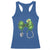 Shamrock Coquette Bow Stethoscope Racerback Tank Top Registered Nurse Nursing St Patricks Day