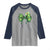 Shamrock Coquette Bow Stethoscope Raglan Shirt Registered Nurse Nursing St Patricks Day