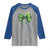 Shamrock Coquette Bow Stethoscope Raglan Shirt Registered Nurse Nursing St Patricks Day