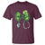 Shamrock Coquette Bow Stethoscope T Shirt Registered Nurse Nursing St Patricks Day