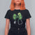 Shamrock Coquette Bow Stethoscope T Shirt For Women Registered Nurse Nursing St Patricks Day