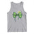 Shamrock Coquette Bow Stethoscope Tank Top Registered Nurse Nursing St Patricks Day