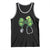Shamrock Coquette Bow Stethoscope Tank Top Registered Nurse Nursing St Patricks Day
