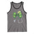Shamrock Coquette Bow Stethoscope Tank Top Registered Nurse Nursing St Patricks Day
