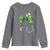 Shamrock Coquette Bow Stethoscope Youth Sweatshirt Registered Nurse Nursing St Patricks Day