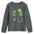 Shamrock Coquette Bow Stethoscope Youth Sweatshirt Registered Nurse Nursing St Patricks Day