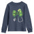 Shamrock Coquette Bow Stethoscope Youth Sweatshirt Registered Nurse Nursing St Patricks Day