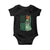 Funny St Patrick's Day Pug Leprechaun Baby Onesie Dog Lover Puppy Green American Flag