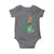 Funny St Patrick's Day Pug Leprechaun Baby Onesie Dog Lover Puppy Green American Flag