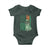 Funny St Patrick's Day Pug Leprechaun Baby Onesie Dog Lover Puppy Green American Flag